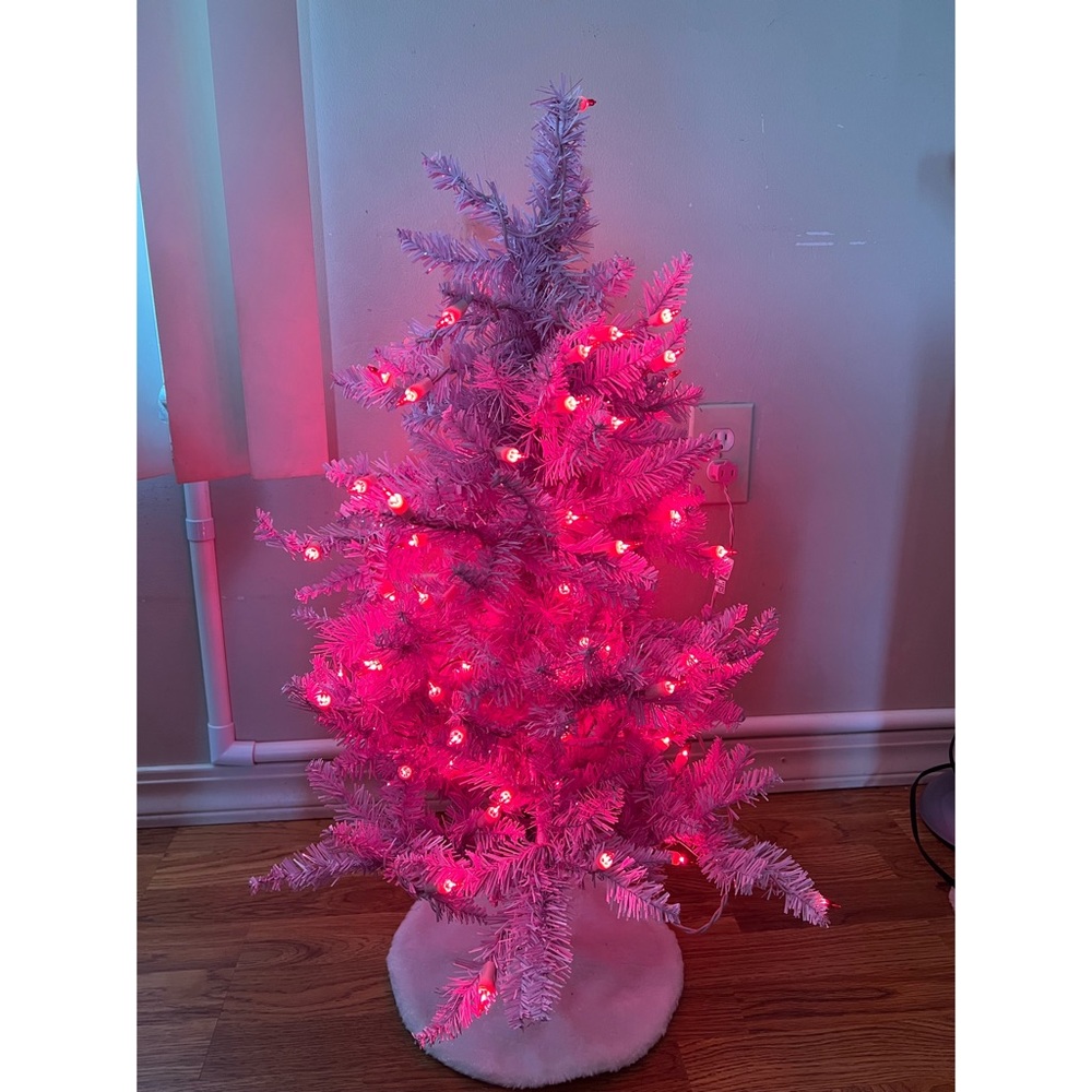 Wayfair 3ft pink Christmas tree!